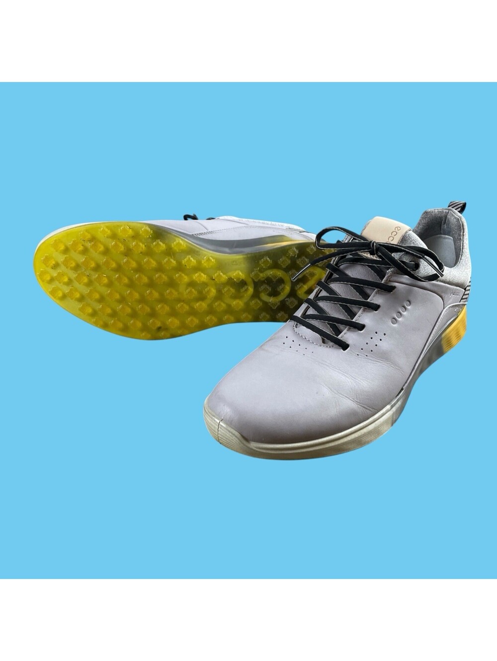 ECCO S-Three Spikeless Goretex Golf Shoes Men's 12 Wide Pro Performance